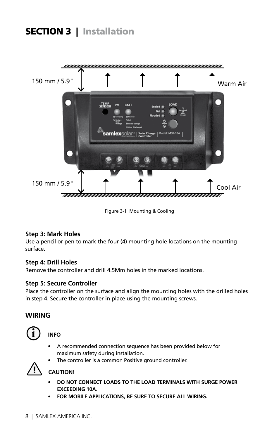 Samlex America MSK-10A User Manual | Page 8 / 28