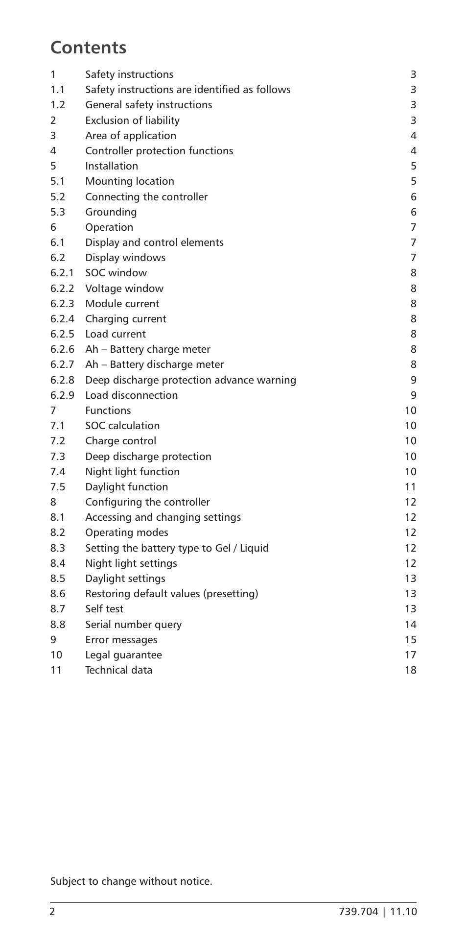 Samlex America PR-3030 User Manual | Page 2 / 20