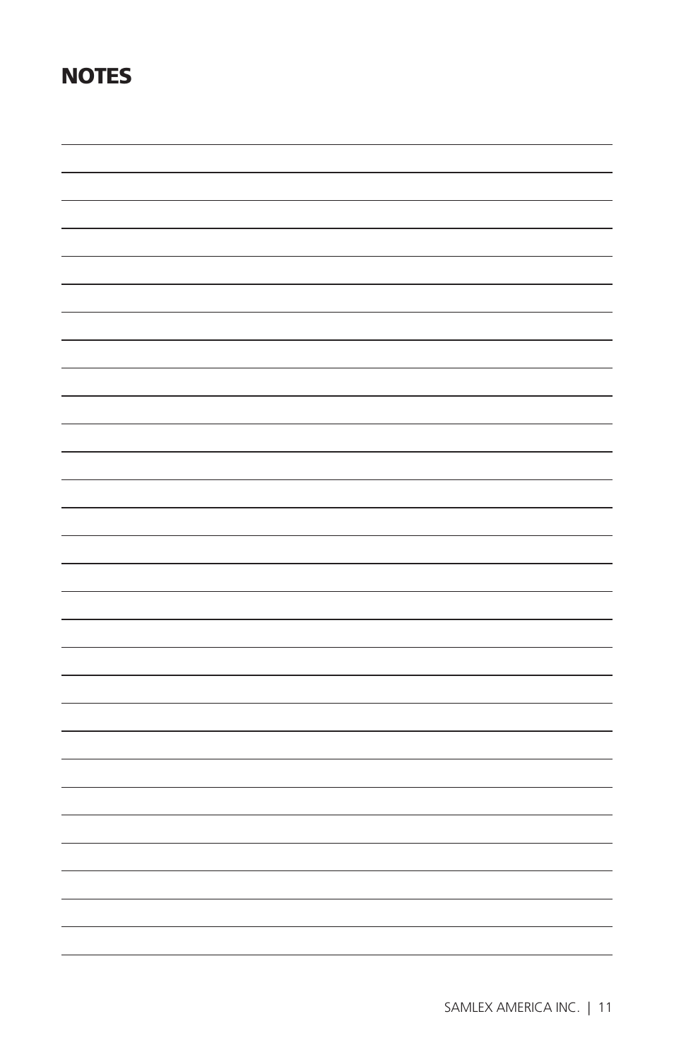 Samlex America ADJ-28 User Manual | Page 11 / 12