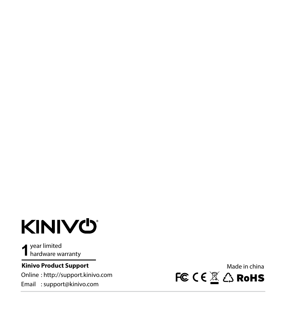 Kinivo BTH410 Bluetooth Stereo Headphone User Manual | Page 16 / 16