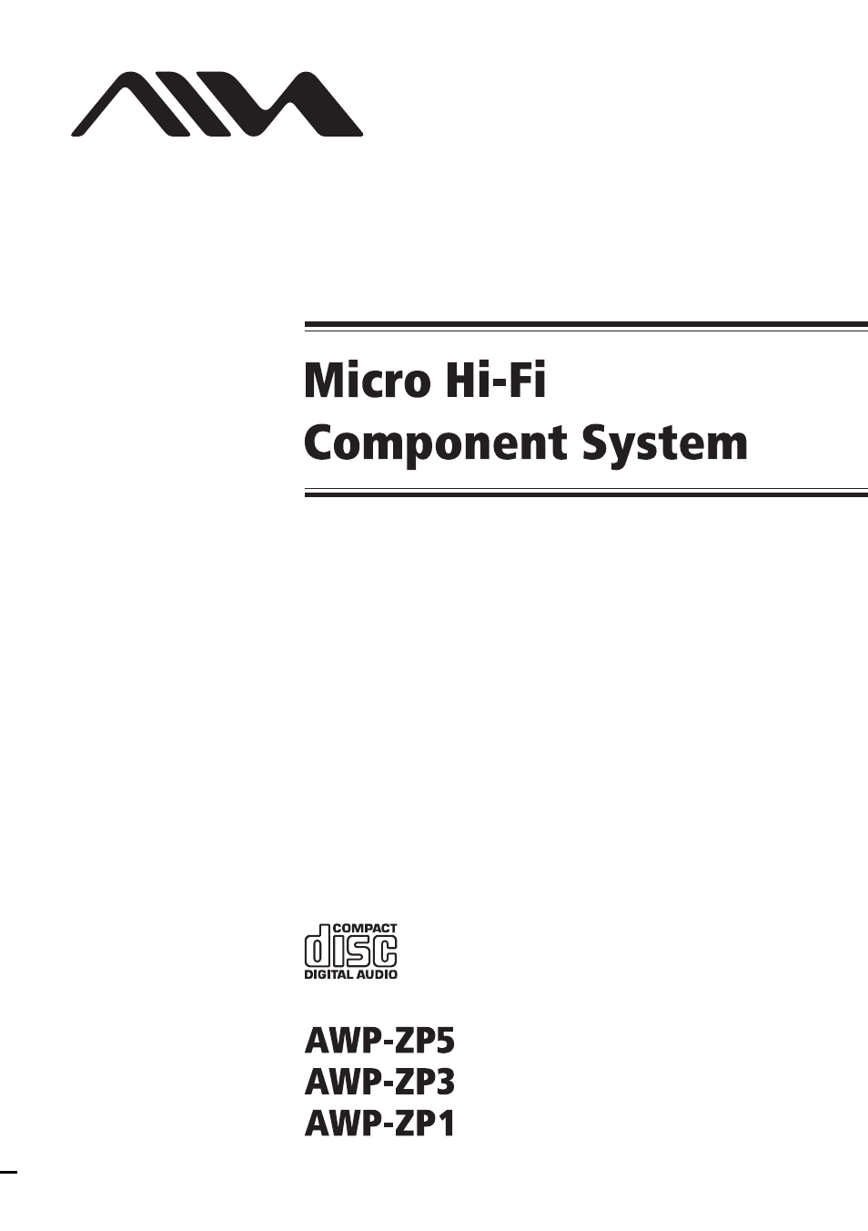 Aiwa AWP-ZP5 User Manual | 40 pages