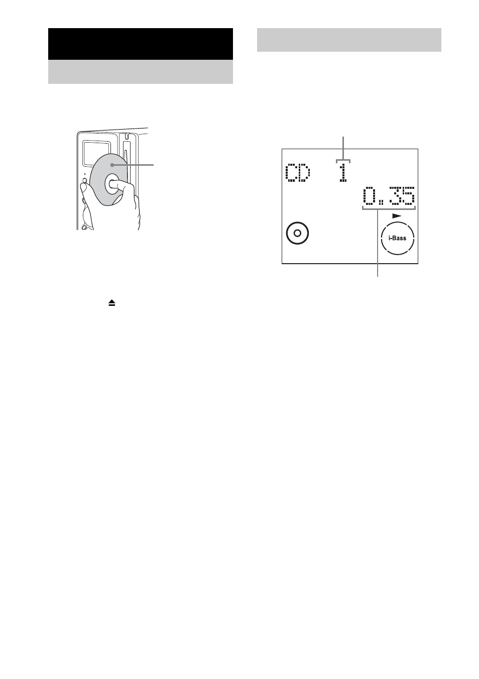 Cd/mp3 – play, Loading a disc, Playing a disc | Loading a disc playing a disc, Normal play/shuffle play | Aiwa AWP-ZP5 User Manual | Page 10 / 40