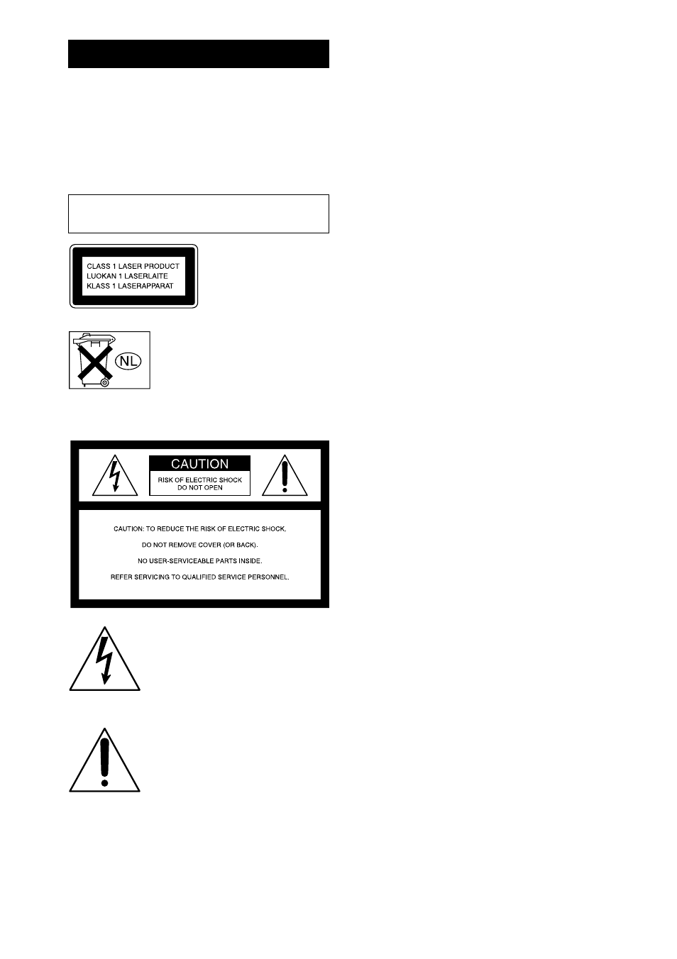 Warning | Aiwa AWP-ZP5 User Manual | Page 2 / 40