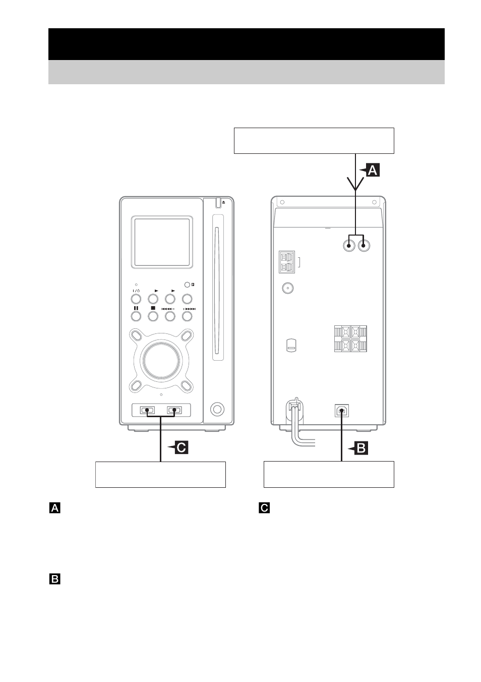 Optional components, Hooking up optional components | Aiwa AWP-ZP5 User Manual | Page 28 / 40