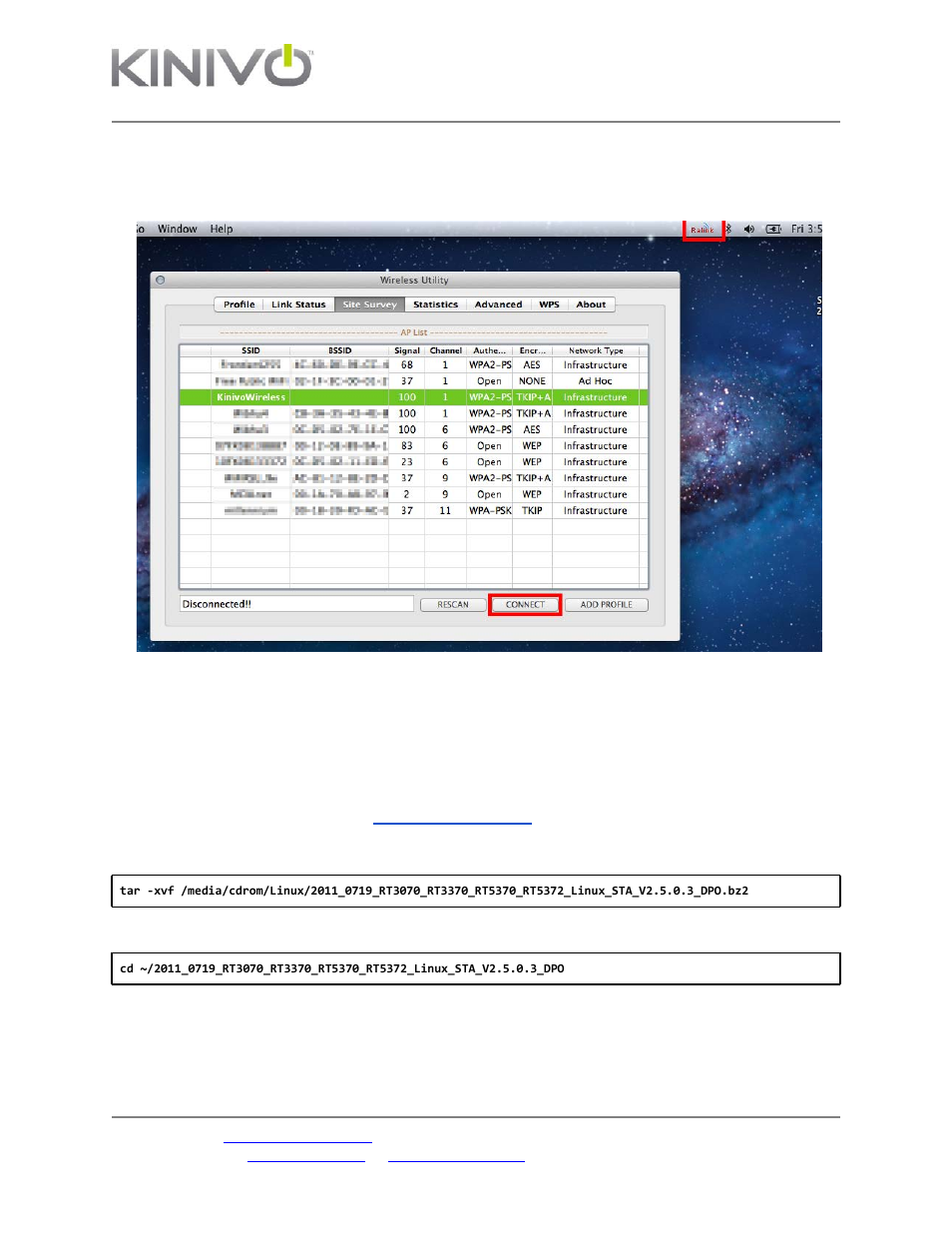 3 installing on linux (kernel 2.6 and newer) | Kinivo WID320 300 Mbps USB Wireless Network Adapter EN User Manual | Page 18 / 23