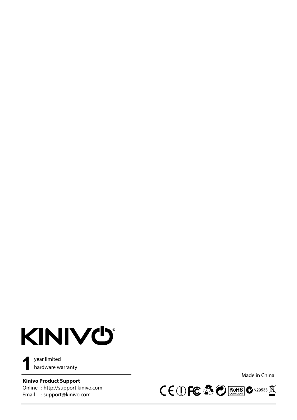 Kinivo WID340 300 Mbps Dual Band Wireless N USB Adapter User Manual | Page 20 / 20