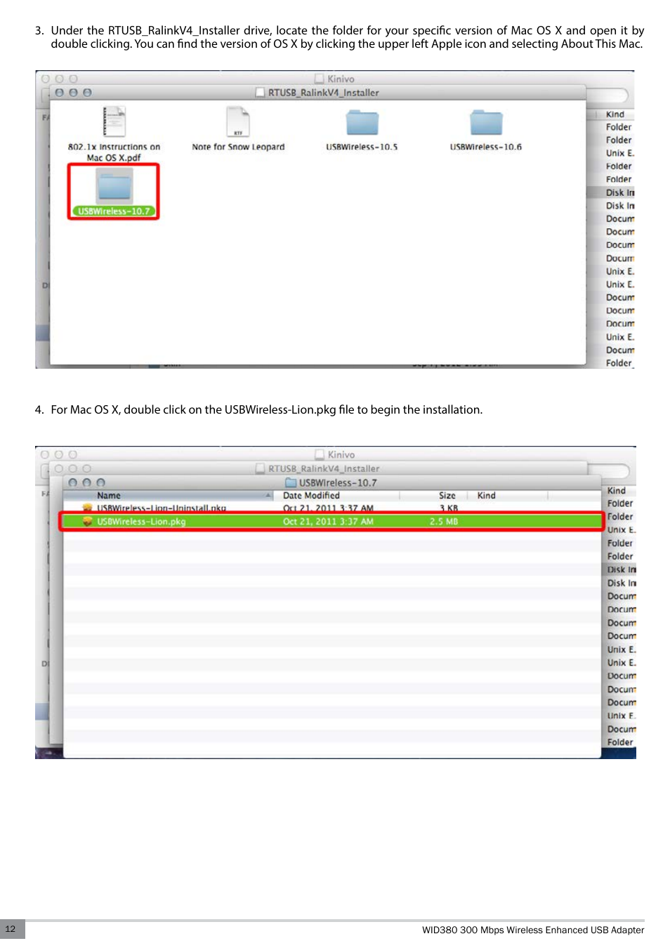 Kinivo WID380 300 Mbps Enhanced USB Wireless Network Adapter User Manual | Page 12 / 18