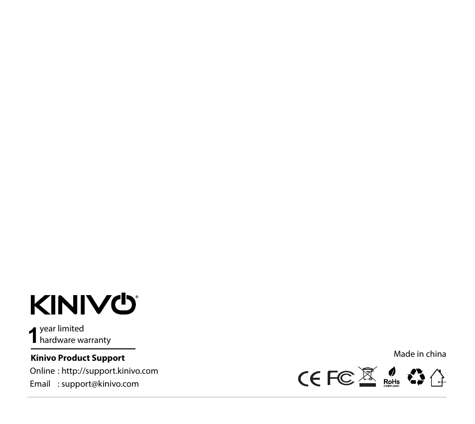 Kinivo 301BN Premium 3 port HDMI switch EN User Manual | Page 14 / 14