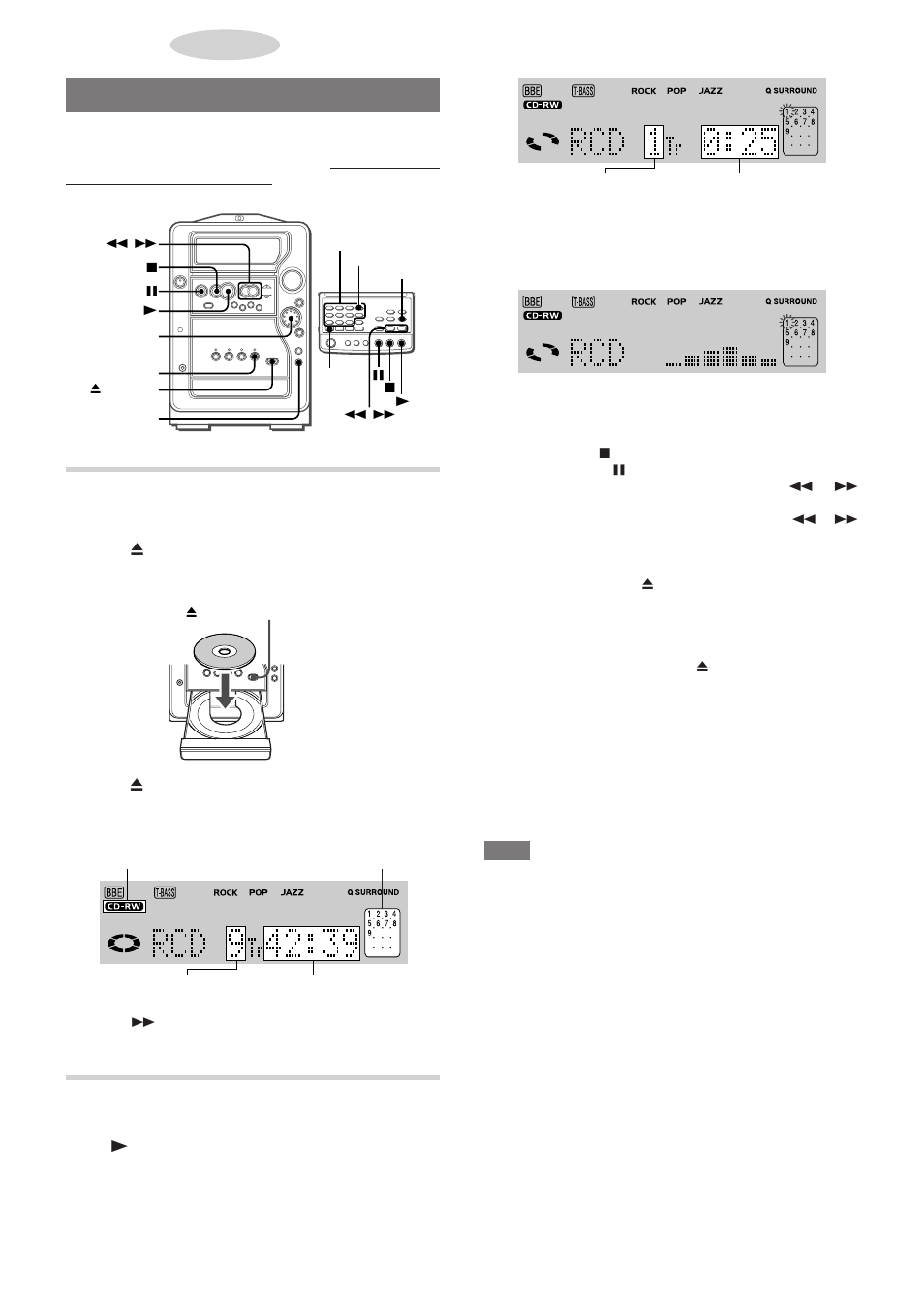 Basic operations, Loading a disc, Playing a disc | Aiwa XR-MR5 User Manual | Page 16 / 98