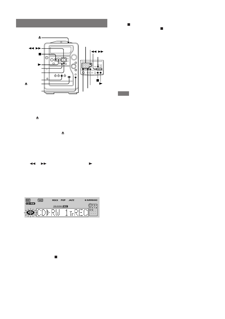 Recording only one track | Aiwa XR-MR5 User Manual | Page 20 / 98