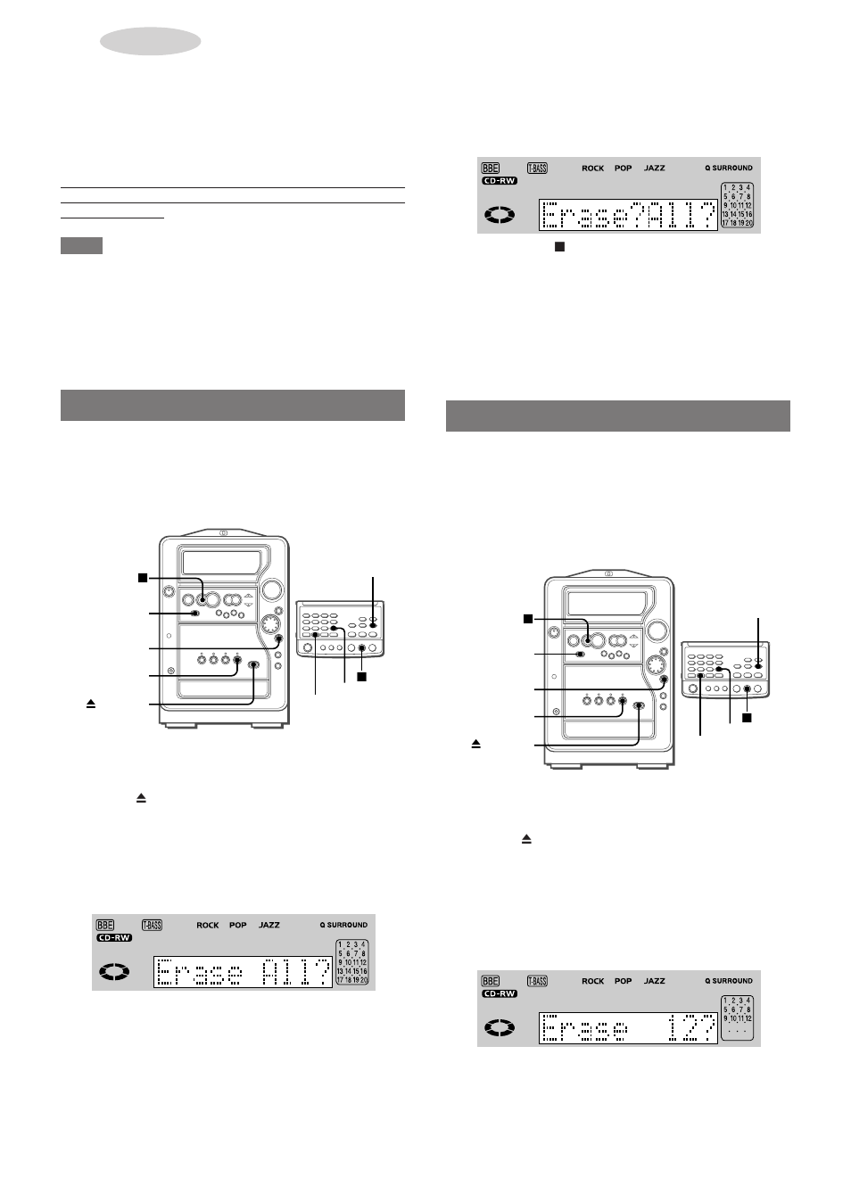 Erasing all tracks, Erasing the last track | Aiwa XR-MR5 User Manual | Page 24 / 98