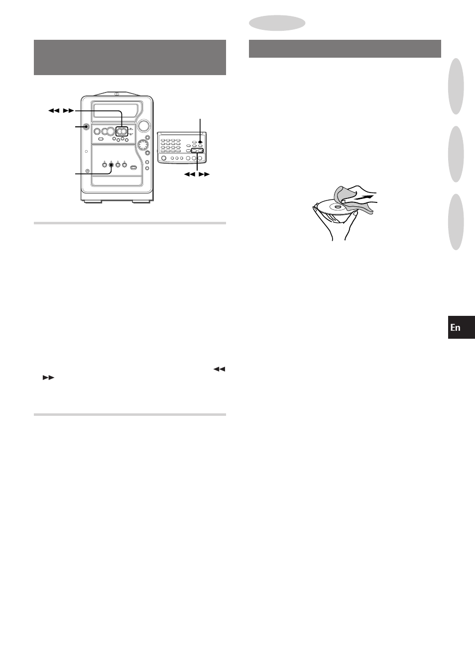 Listening to external sources, Care and maintenance | Aiwa XR-MR5 User Manual | Page 29 / 98