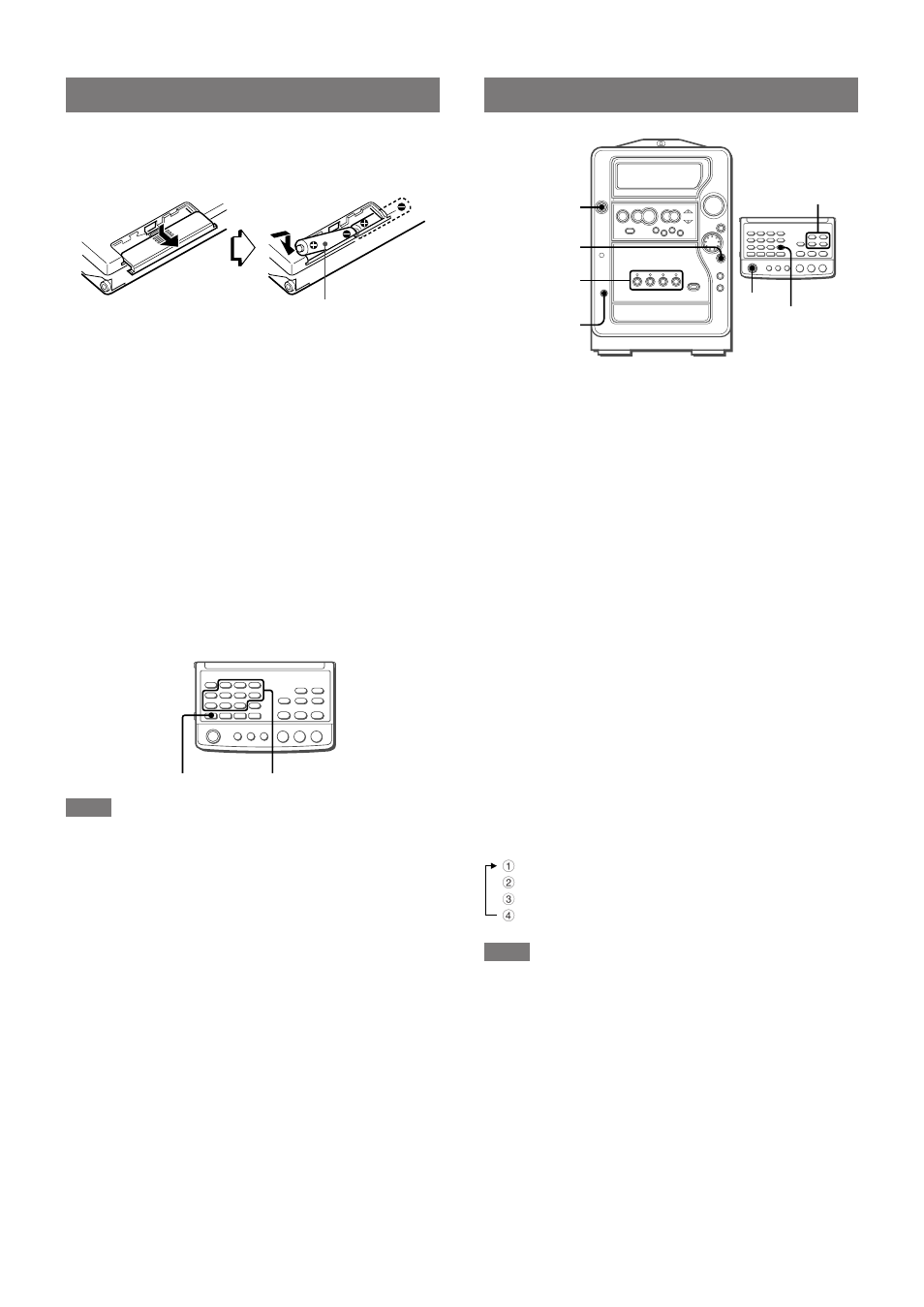 Mando a distancia, Antes de la operación | Aiwa XR-MR5 User Manual | Page 38 / 98