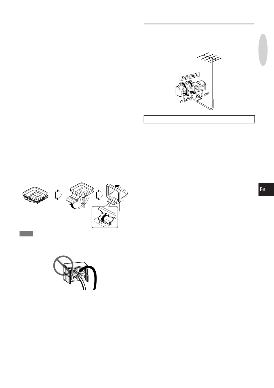 Connecting an outdoor antenna | Aiwa XR-MR5 User Manual | Page 5 / 98