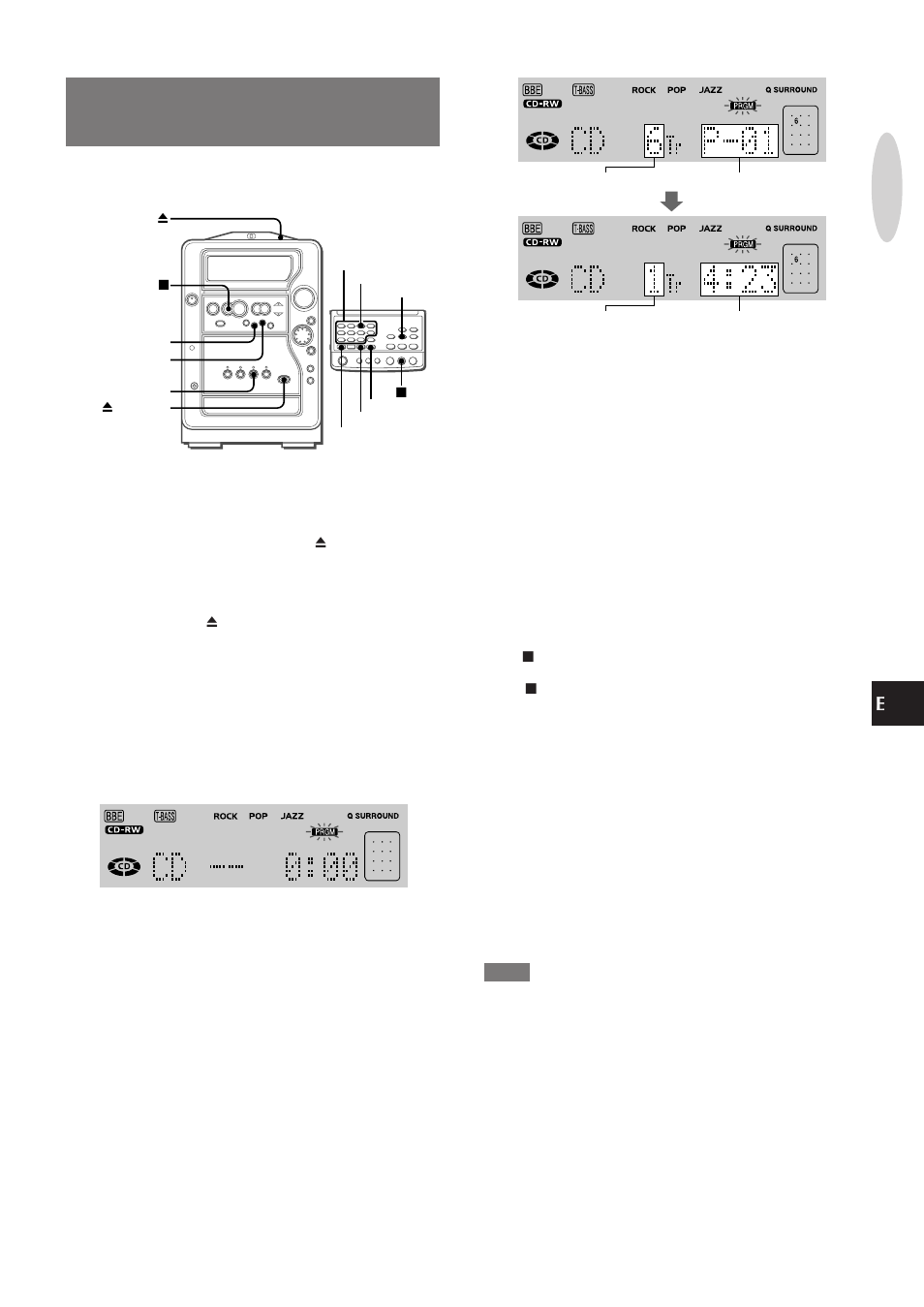 Grabación programada de un disco compacto | Aiwa XR-MR5 User Manual | Page 53 / 98