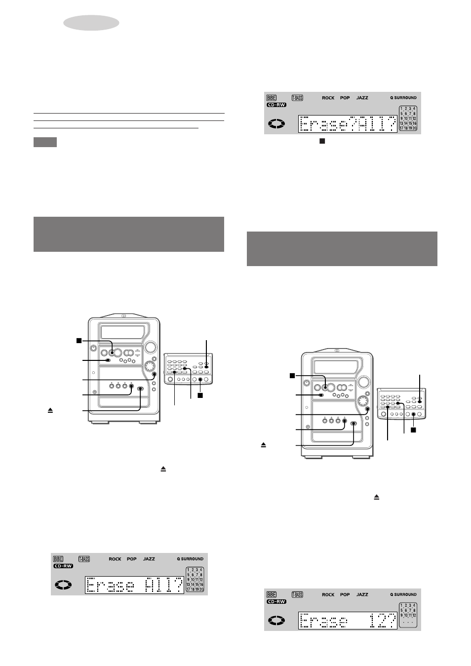 Borrado de todas las pistas, Borrado de la última pista | Aiwa XR-MR5 User Manual | Page 56 / 98