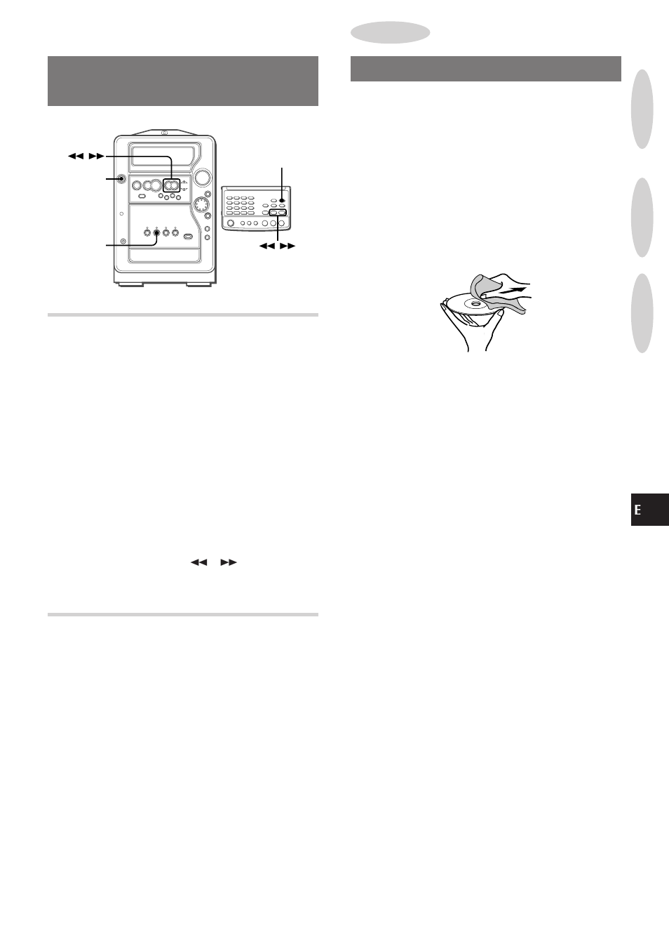 Audición de fuentes externas, Cuidados y mantenimiento | Aiwa XR-MR5 User Manual | Page 61 / 98