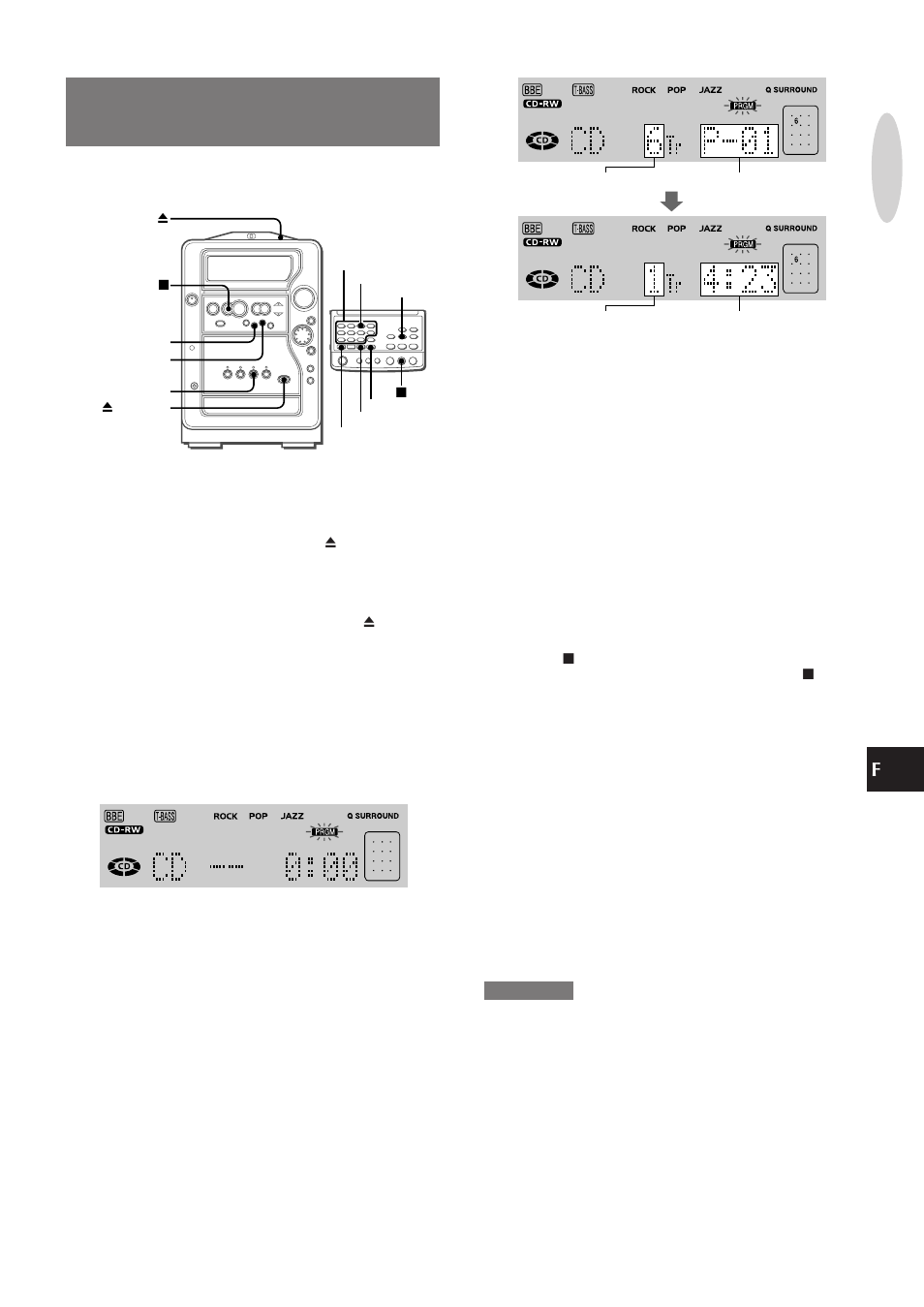 Enregistrement programmé de cd | Aiwa XR-MR5 User Manual | Page 85 / 98