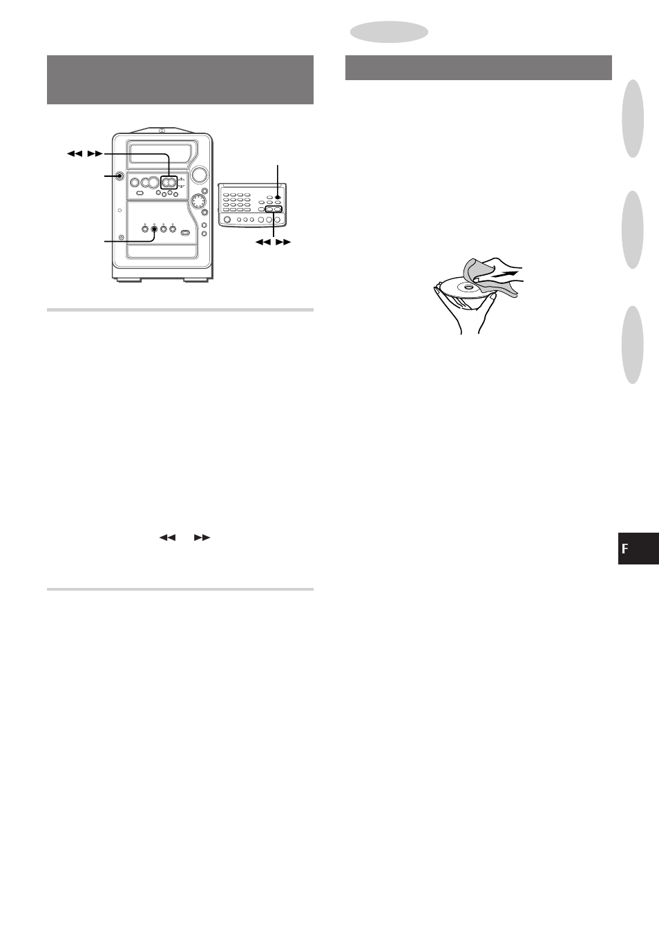 Écoute de sources externes, Soins et entretien | Aiwa XR-MR5 User Manual | Page 93 / 98
