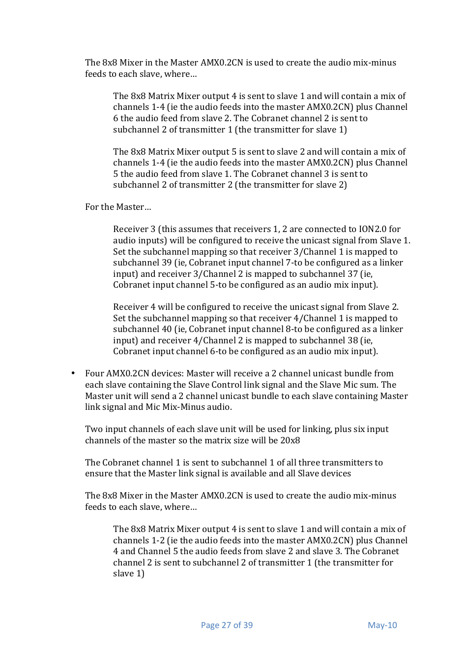 Media Technology Systems AMX 0.2 User Manual | Page 27 / 39