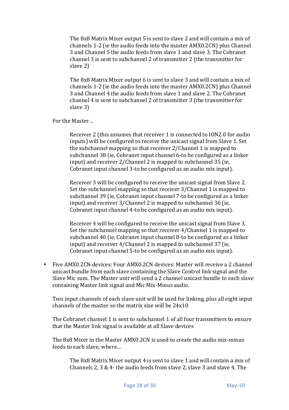 Media Technology Systems AMX 0.2 User Manual | Page 28 / 39