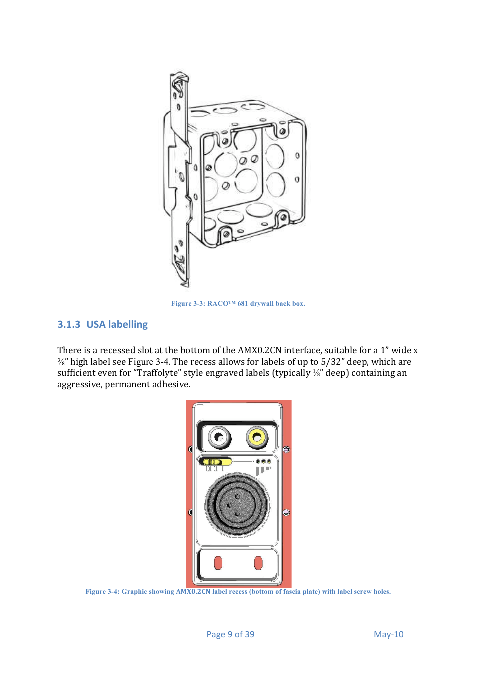 3 usa&labelling | Media Technology Systems AMX 0.2 User Manual | Page 9 / 39