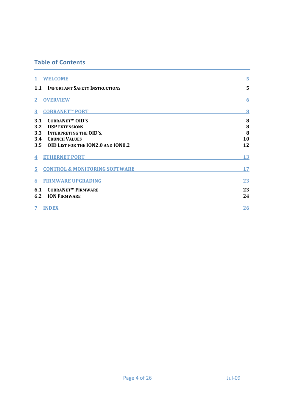 Media Technology Systems ION8.8 User Manual | Page 4 / 26