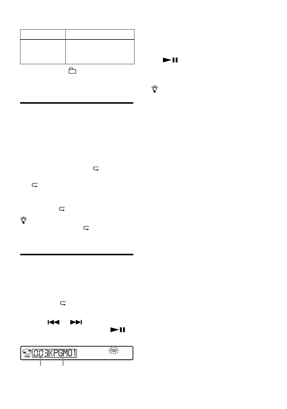 Playing a track repeatedly (repeat play) | Aiwa AM-NX1 User Manual | Page 19 / 80