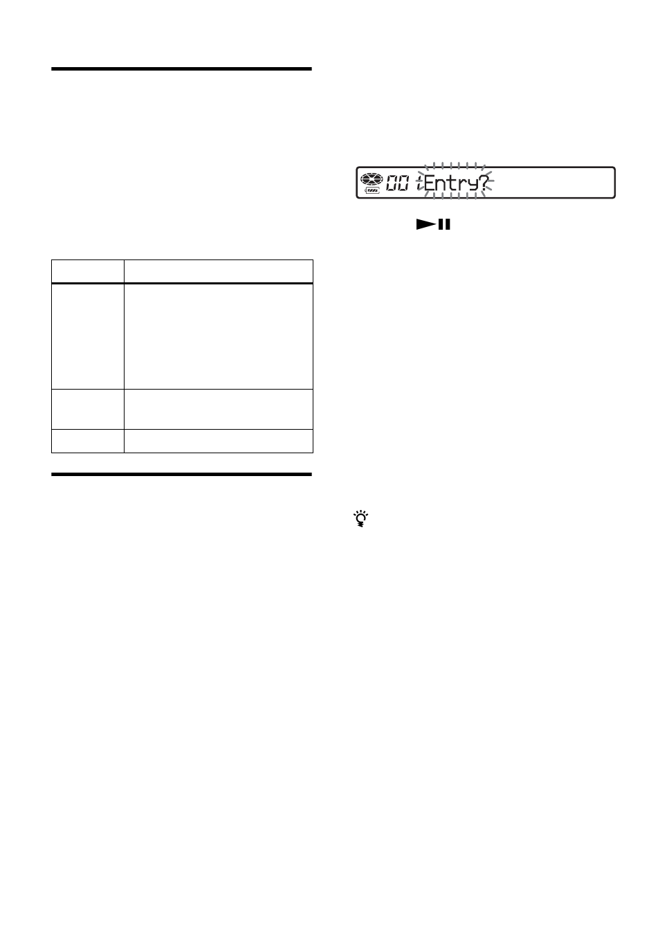 Turning on/off the backlight, Playback information memory) | Aiwa AM-NX1 User Manual | Page 28 / 80