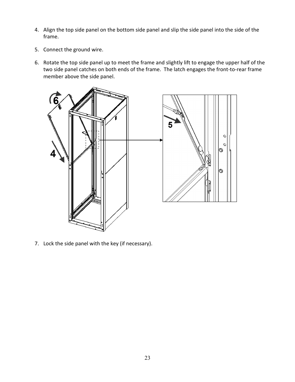 Chatsworth Products F-Series TeraFrame® Gen 3 Cabinet System User Manual | Page 23 / 32