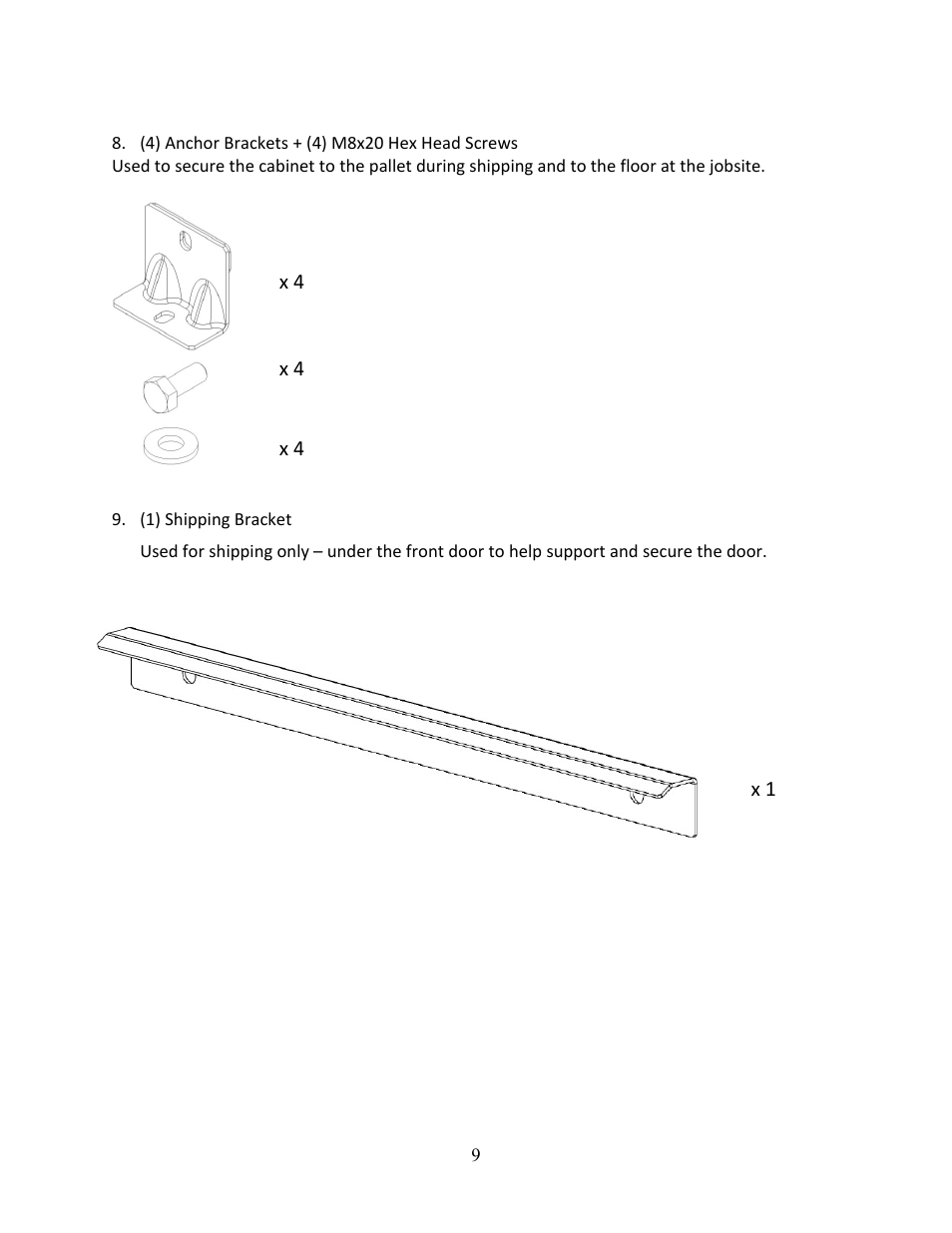 Chatsworth Products F-Series TeraFrame® Gen 3 Cabinet System User Manual | Page 9 / 32
