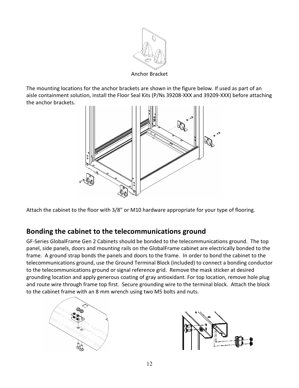 Chatsworth Products GF-Series GlobalFrame® Gen 2 Cabinet User Manual | Page 12 / 30