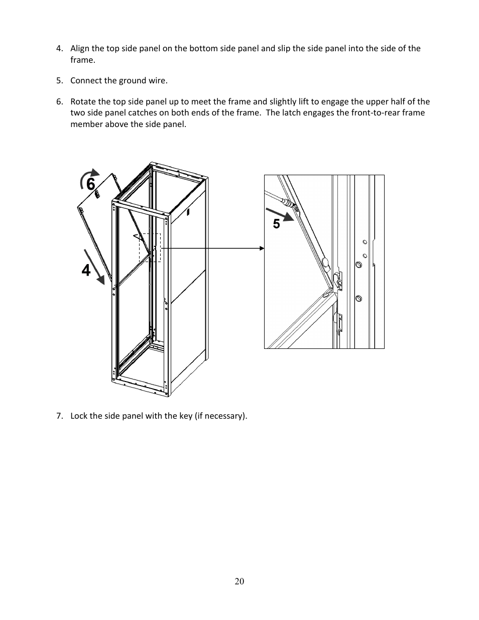 Chatsworth Products GF-Series GlobalFrame® Gen 2 Cabinet User Manual | Page 20 / 30