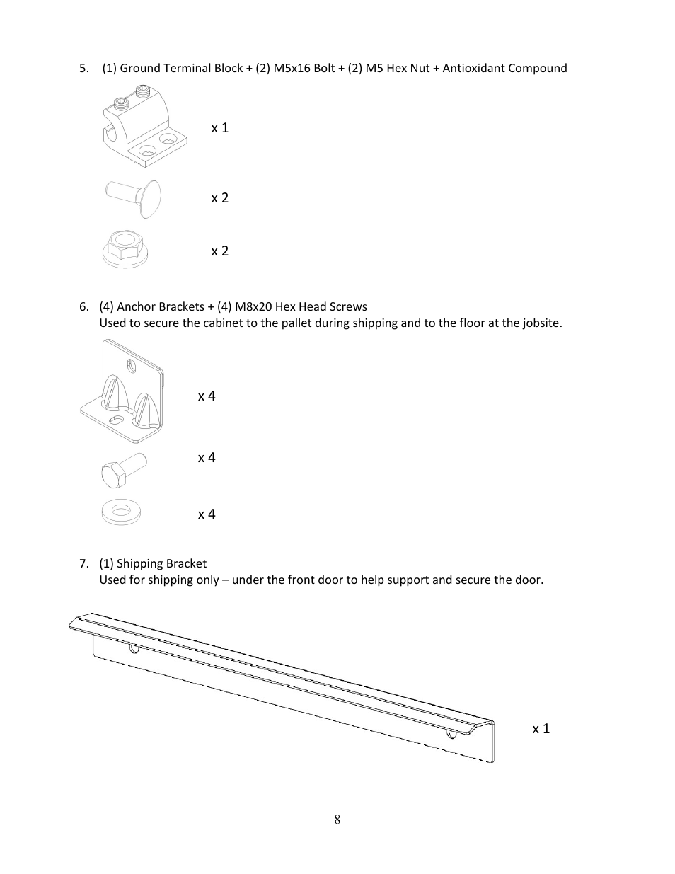 Chatsworth Products GF-Series GlobalFrame® Gen 2 Cabinet User Manual | Page 8 / 30