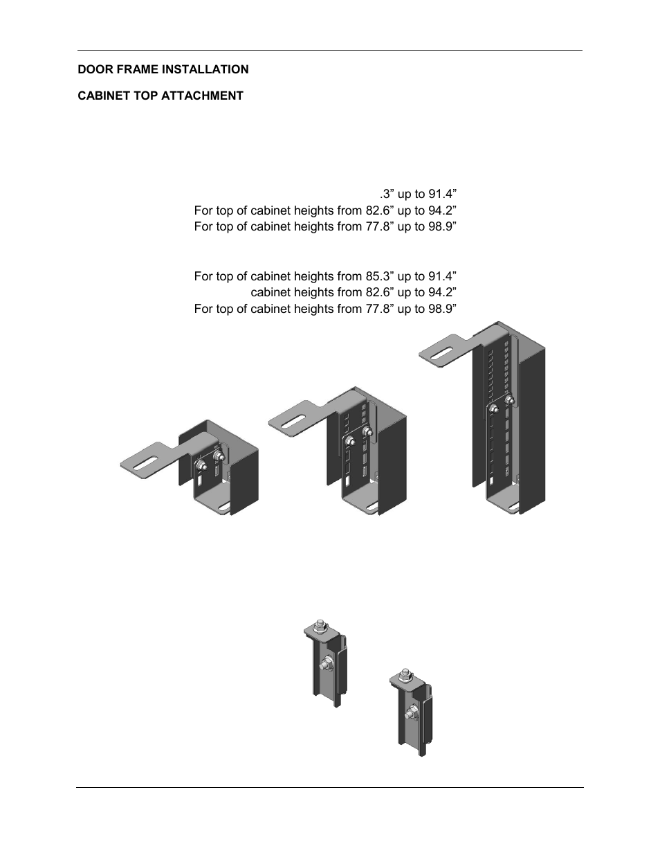 Door frame installation | Chatsworth Products Hot Aisle Containment User Manual | Page 16 / 52