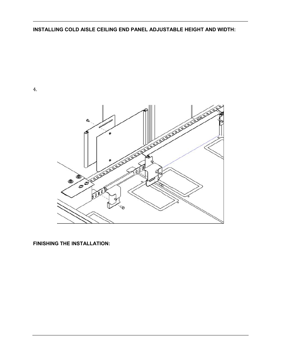 Finishing the installation | Chatsworth Products Hot Aisle Containment User Manual | Page 34 / 52