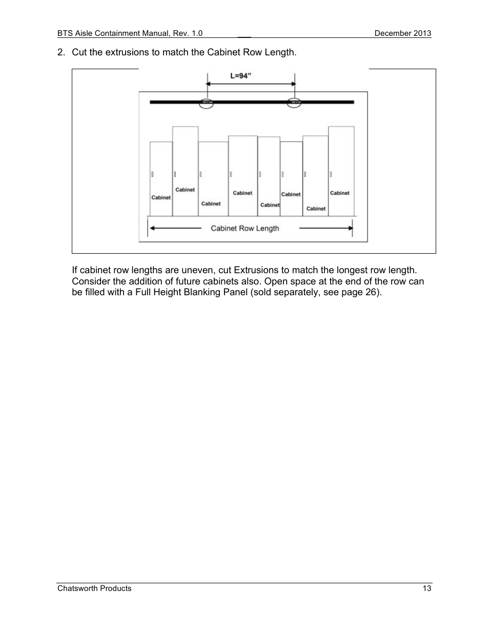 Chatsworth Products Hot Aisle Containment User Manual | Page 13 / 56