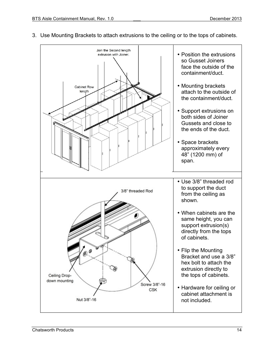 Chatsworth Products Hot Aisle Containment User Manual | Page 14 / 56