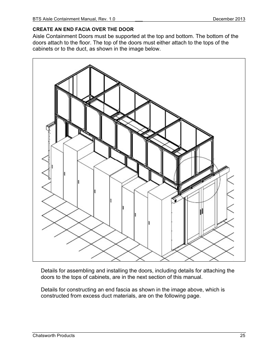 Chatsworth Products Hot Aisle Containment User Manual | Page 25 / 56