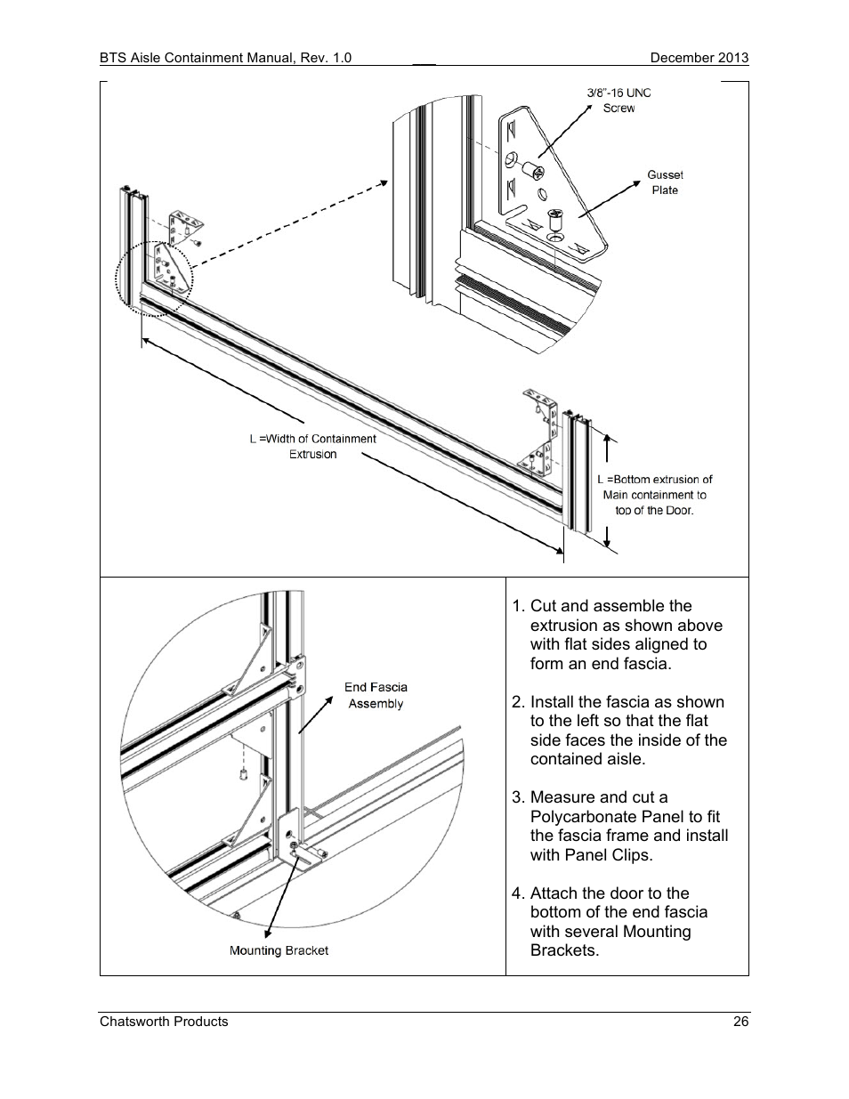 Chatsworth Products Hot Aisle Containment User Manual | Page 26 / 56