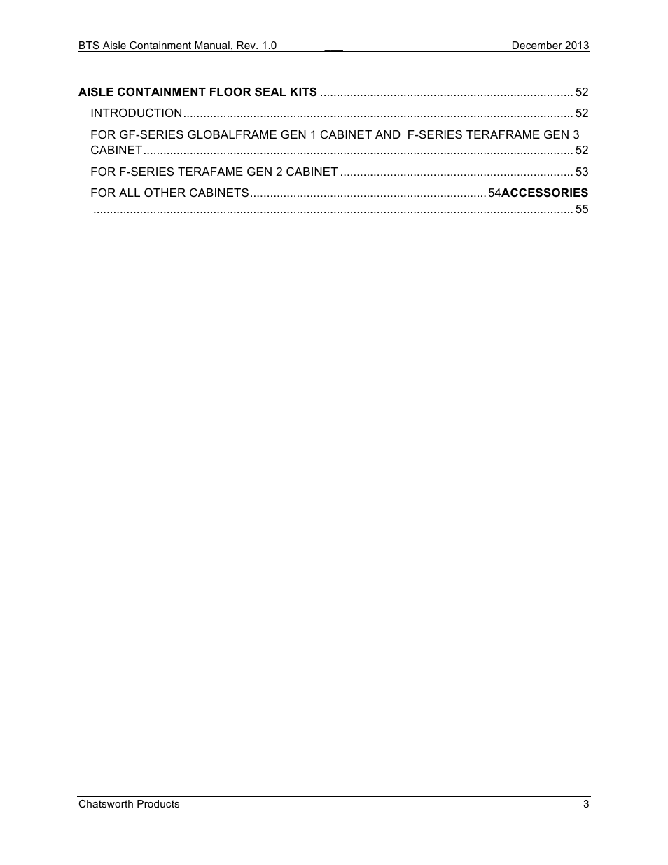 Chatsworth Products Hot Aisle Containment User Manual | Page 3 / 56