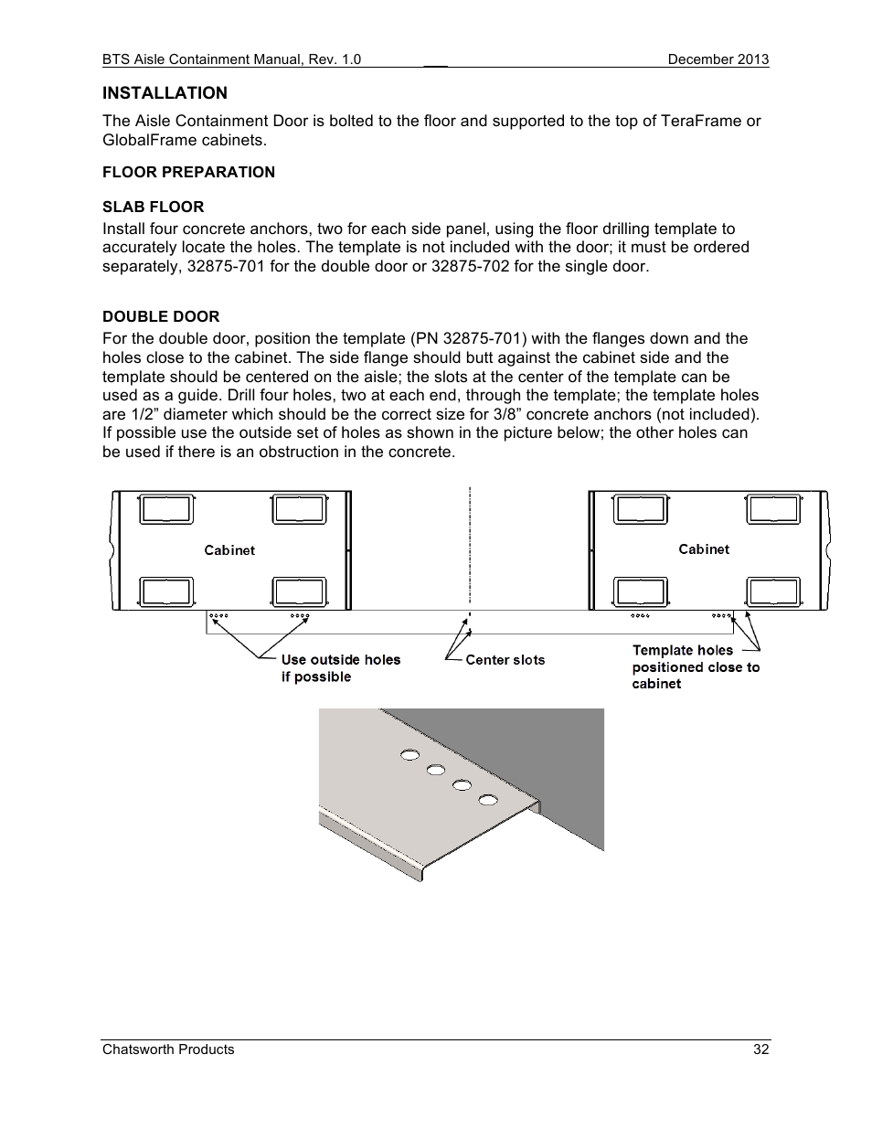 Chatsworth Products Hot Aisle Containment User Manual | Page 32 / 56