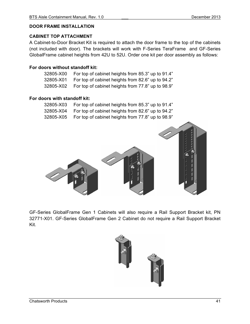 Chatsworth Products Hot Aisle Containment User Manual | Page 41 / 56