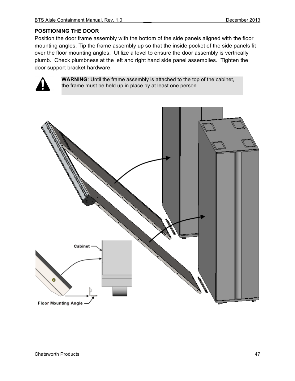 Chatsworth Products Hot Aisle Containment User Manual | Page 47 / 56