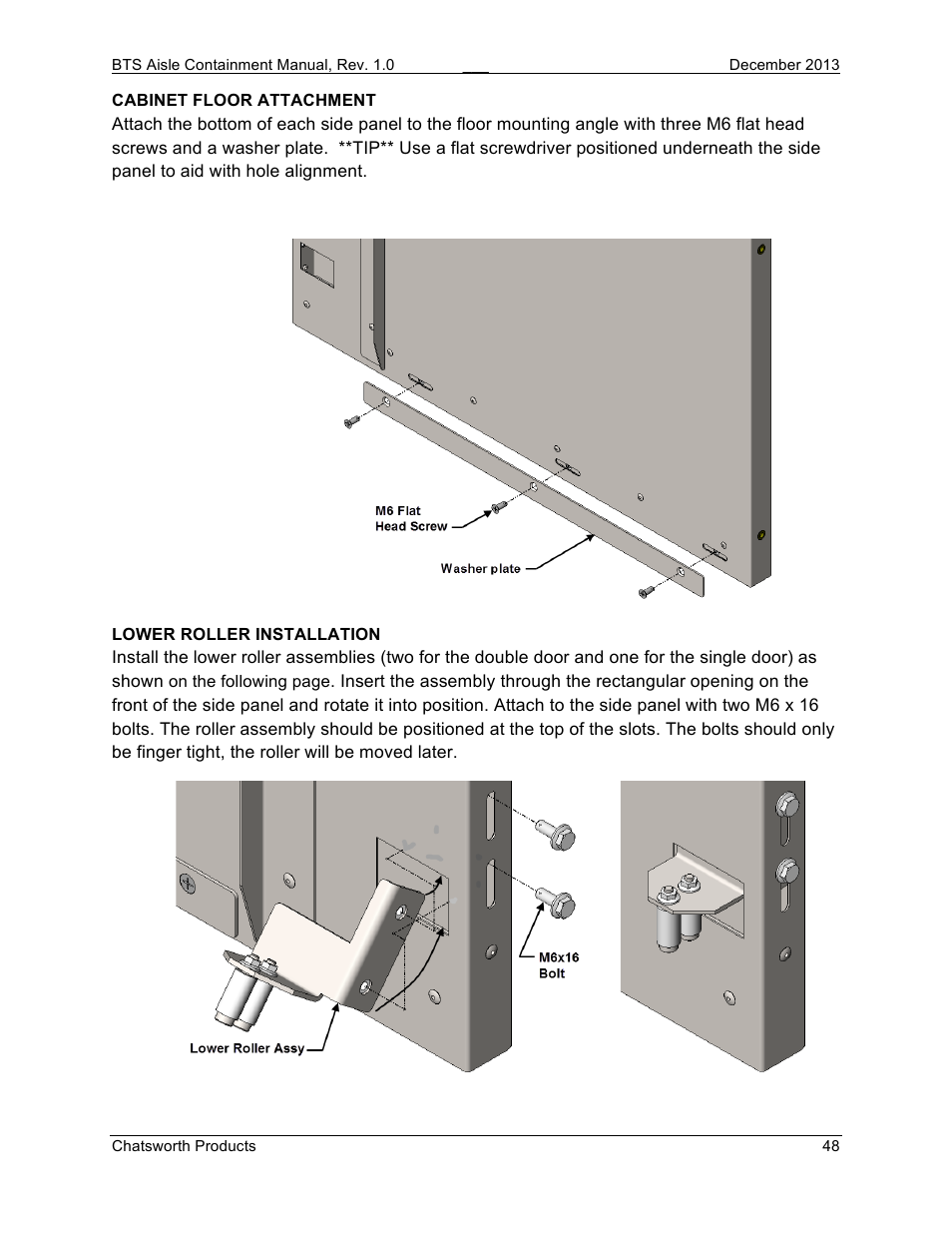 Chatsworth Products Hot Aisle Containment User Manual | Page 48 / 56