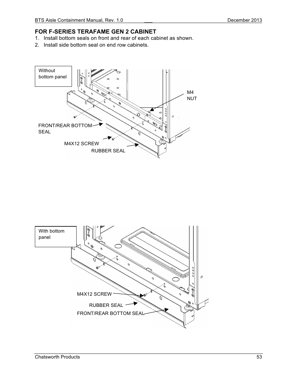 Chatsworth Products Hot Aisle Containment User Manual | Page 53 / 56