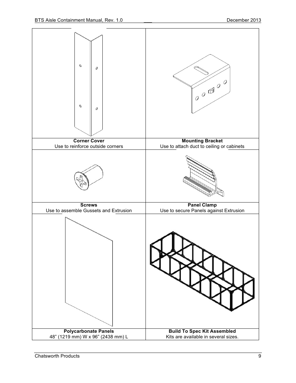 Chatsworth Products Hot Aisle Containment User Manual | Page 9 / 56