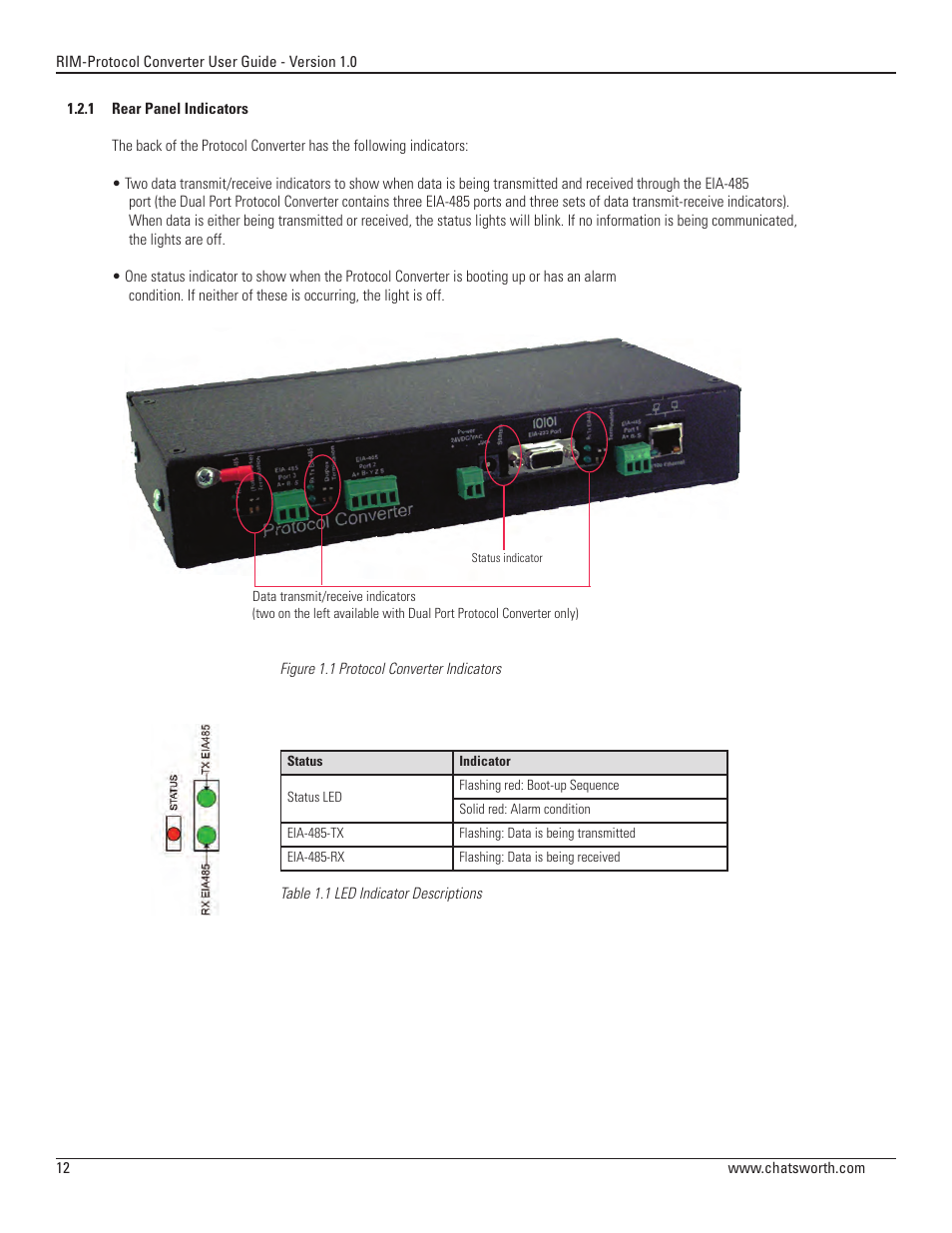 Chatsworth Products Remote Infrastructure Management System Protocol Converter User Manual | Page 12 / 68