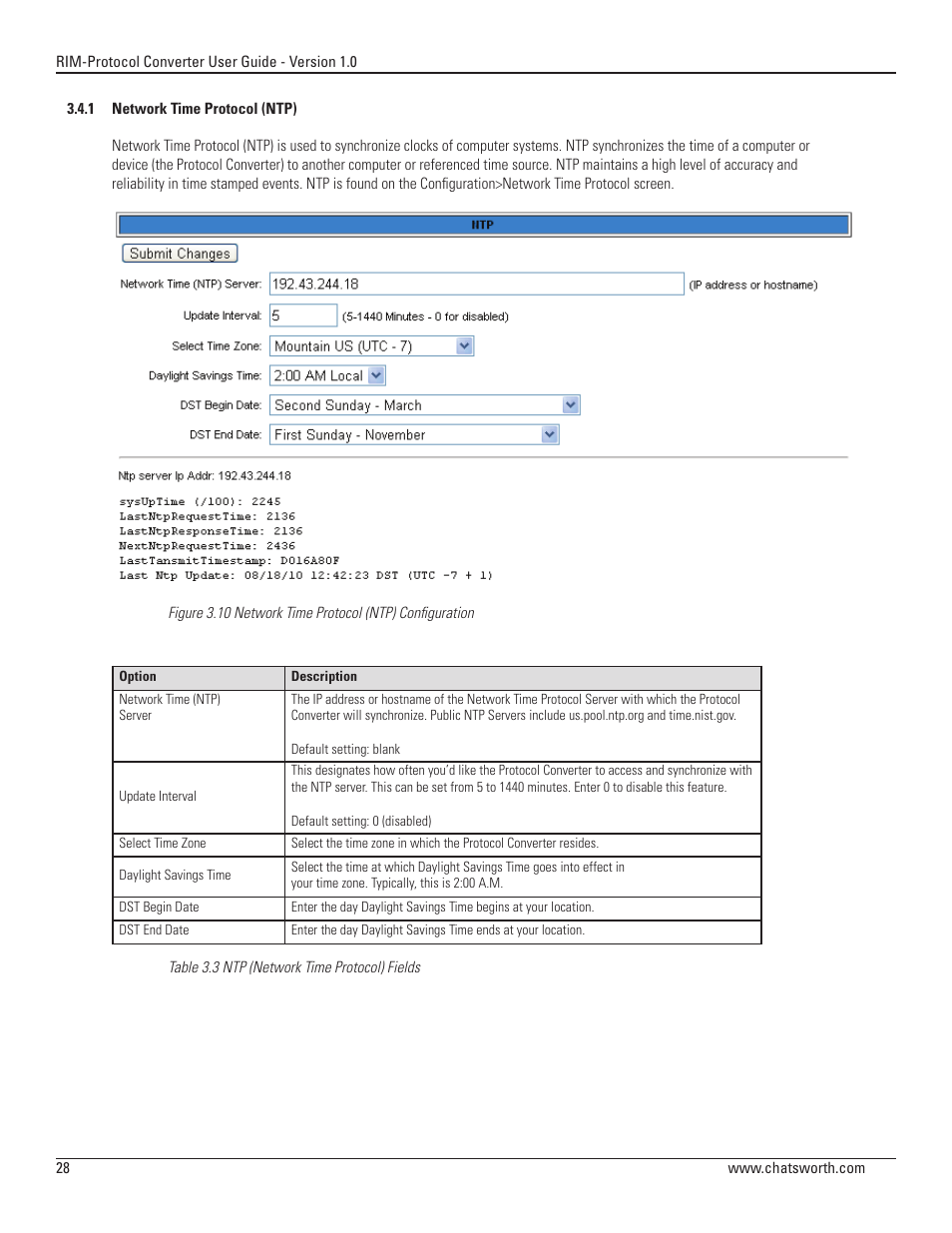 Chatsworth Products Remote Infrastructure Management System Protocol Converter User Manual | Page 28 / 68