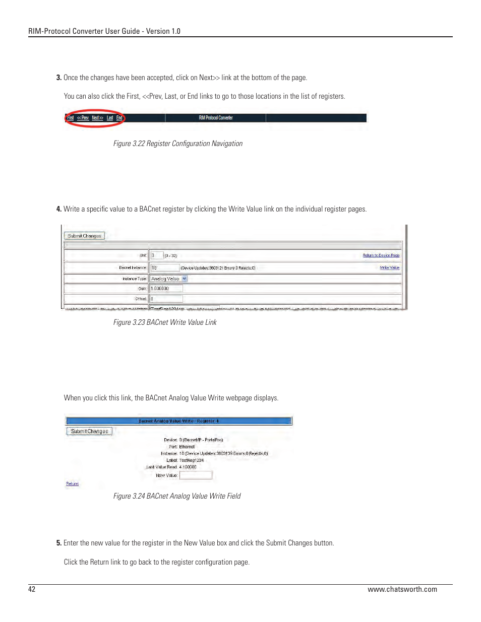 Chatsworth Products Remote Infrastructure Management System Protocol Converter User Manual | Page 42 / 68